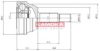KAMOKA 6614 Joint Kit, drive shaft
